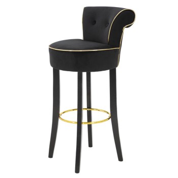 BAR STOOL LUXY BLACK