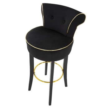 BAR STOOL LUXY BLACK