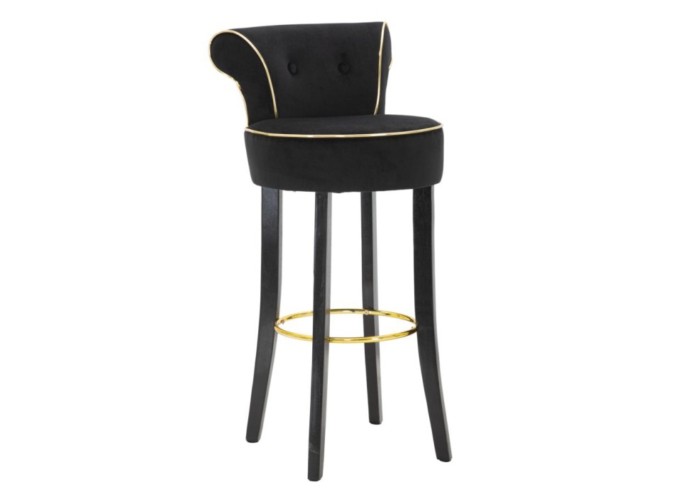 BAR STOOL LUXY BLACK