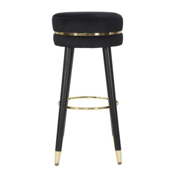 PARIS BLACK/GOLD BAR STOOL