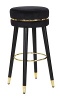 BAR STOOL PARIS BLACK/GOLD