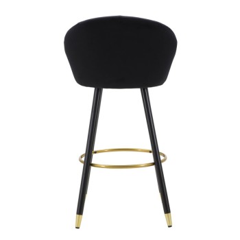 PRAGUE BLACK BAR STOOL