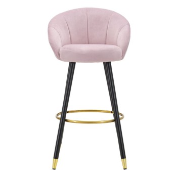 PRAGUE PINK BAR STOOL