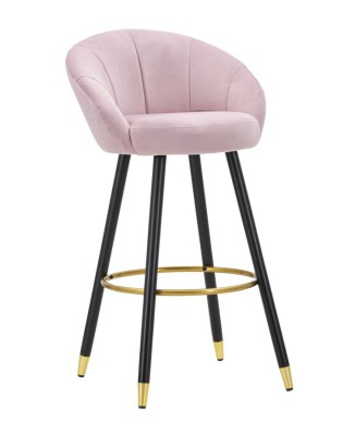 PRAGUE PINK BAR STOOL