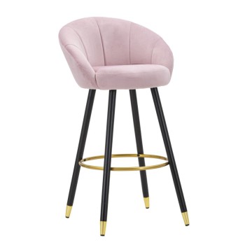 PRAGUE PINK BAR STOOL