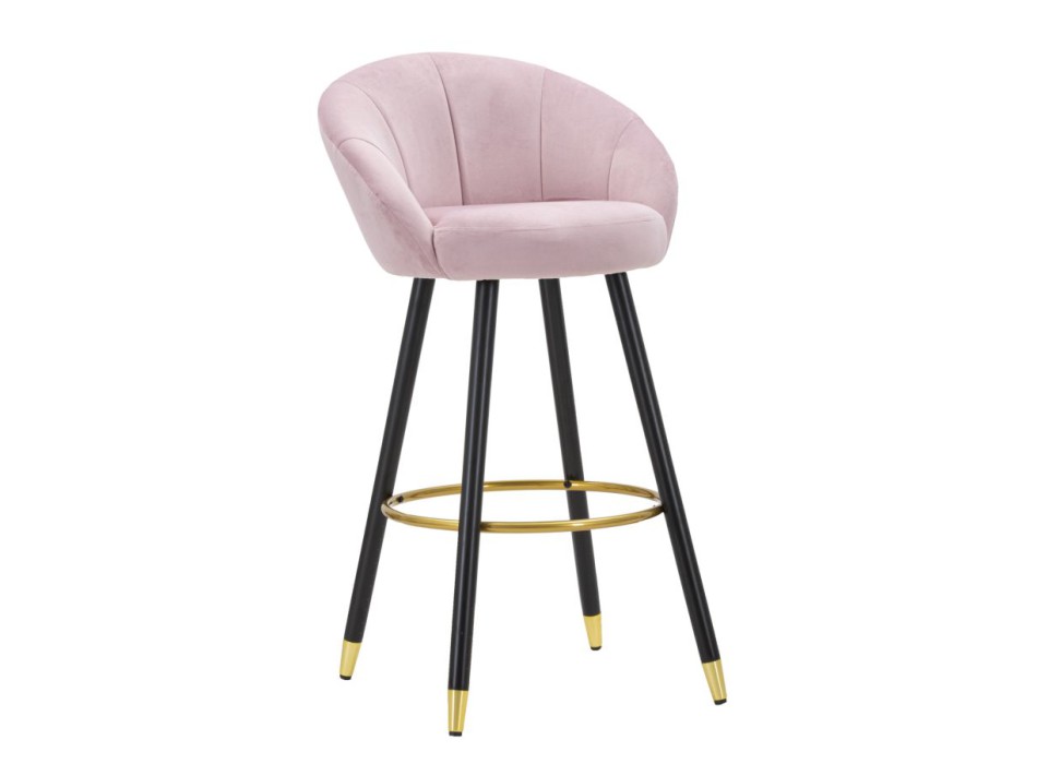 PRAGUE PINK BAR STOOL