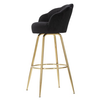 VIENNA BLACK BAR STOOL