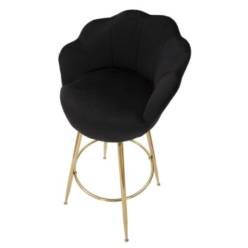 VIENNA BLACK BAR STOOL