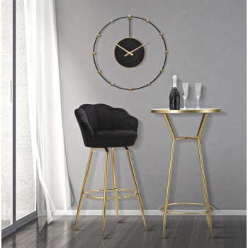 VIENNA BLACK BAR STOOL