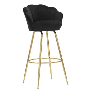 VIENNA BLACK BAR STOOL