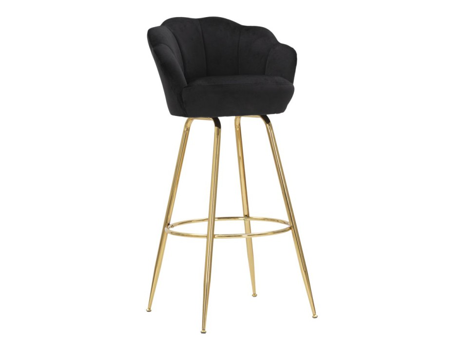 VIENNA BLACK BAR STOOL