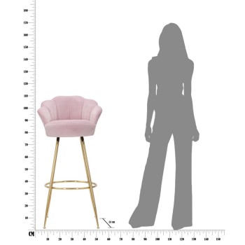 VIENNA PINK BAR STOOL