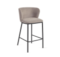 Ciselia stool in chenille seat height 65 cm PROMO