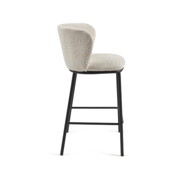 Ciselia stool in shearling 65 cm