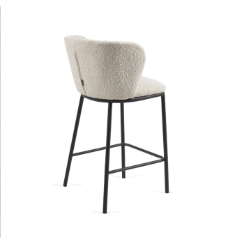 Ciselia stool in shearling 65 cm