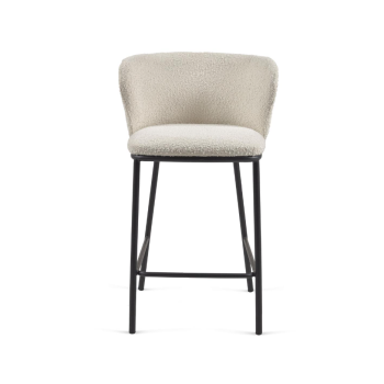 Ciselia stool in shearling 65 cm