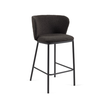 Ciselia stool in shearling 65 cm