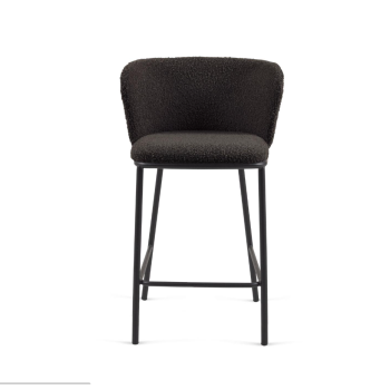 Ciselia stool in shearling 65 cm