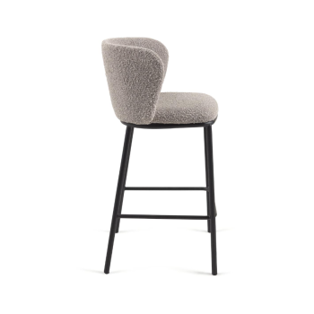 Ciselia stool in shearling 65 cm