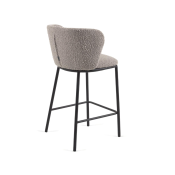 Ciselia stool in shearling 65 cm