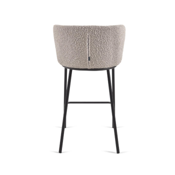 Ciselia stool in shearling 65 cm