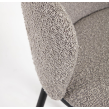 Ciselia stool in shearling 65 cm