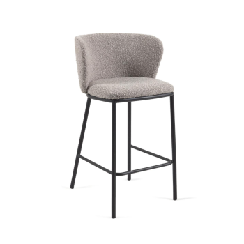 Ciselia stool in shearling 65 cm