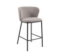 Ciselia stool in shearling 65 cm