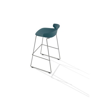 Stool with sled base Classy 1085 ET AL