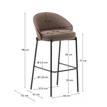 Eamy stool LA FORMA