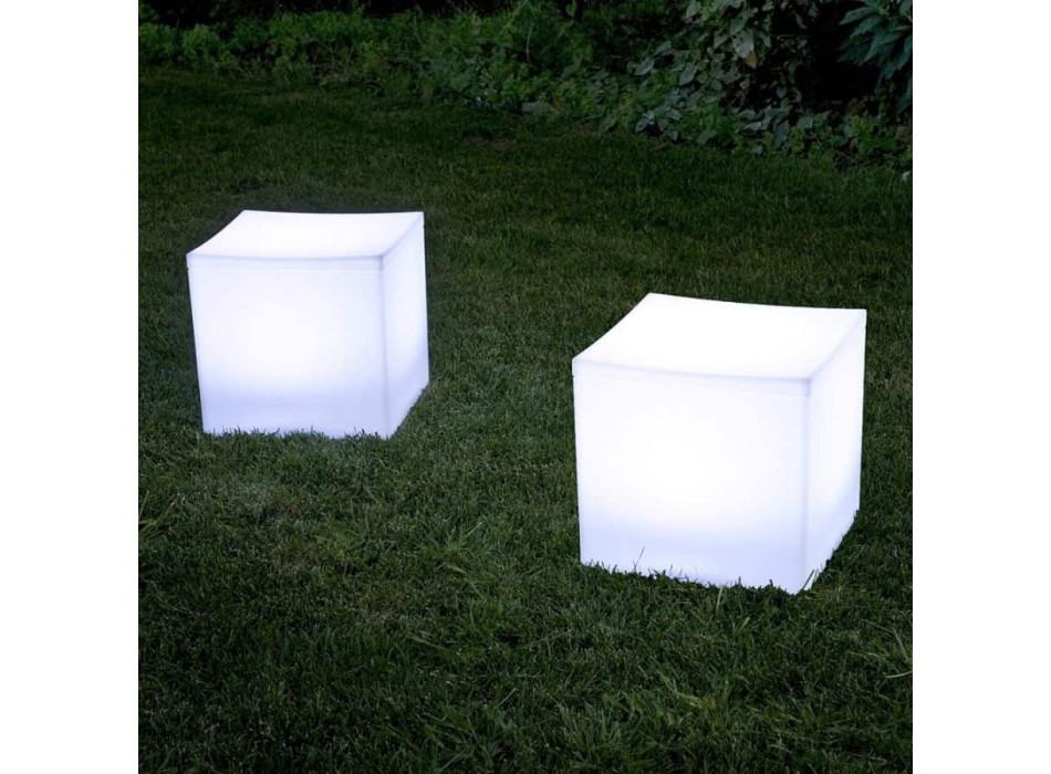 CUBE LOUNGE STOOL WITH LIGHT