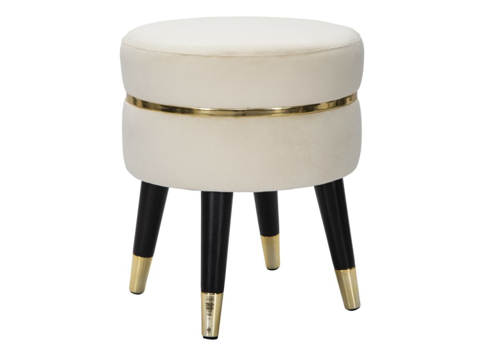 PARIS CREAM/GOLD STOOL