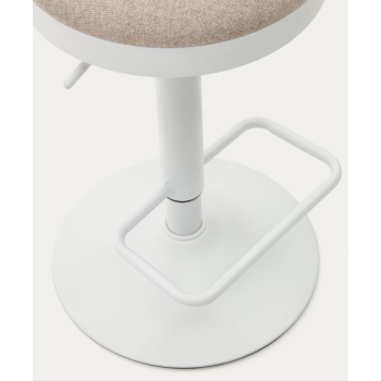 Zaib stool in chenille LA FORMA