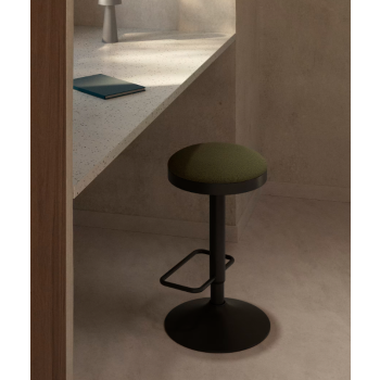 Zaib stool in chenille LA FORMA