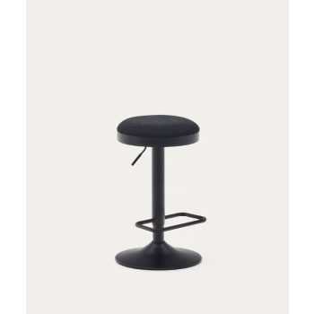 Zaib stool in chenille LA FORMA