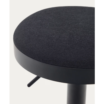 Zaib stool in chenille LA FORMA