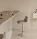 Zenda stool in chenille LA FORMA