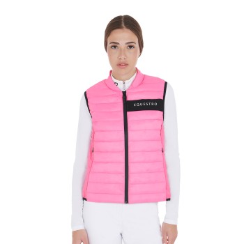 WOMEN'S SLEEVELESS IN WINDPROOF TECHNICAL FABRIC