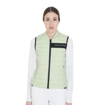 WOMEN'S SLEEVELESS IN WINDPROOF TECHNICAL FABRIC