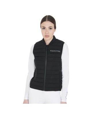 WOMEN'S SLEEVELESS IN WINDPROOF TECHNICAL FABRIC