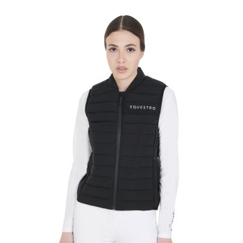 WOMEN'S SLEEVELESS IN WINDPROOF TECHNICAL FABRIC