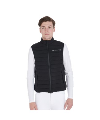 MEN'S SLEEVELESS IN WINDPROOF TECHNICAL FABRIC