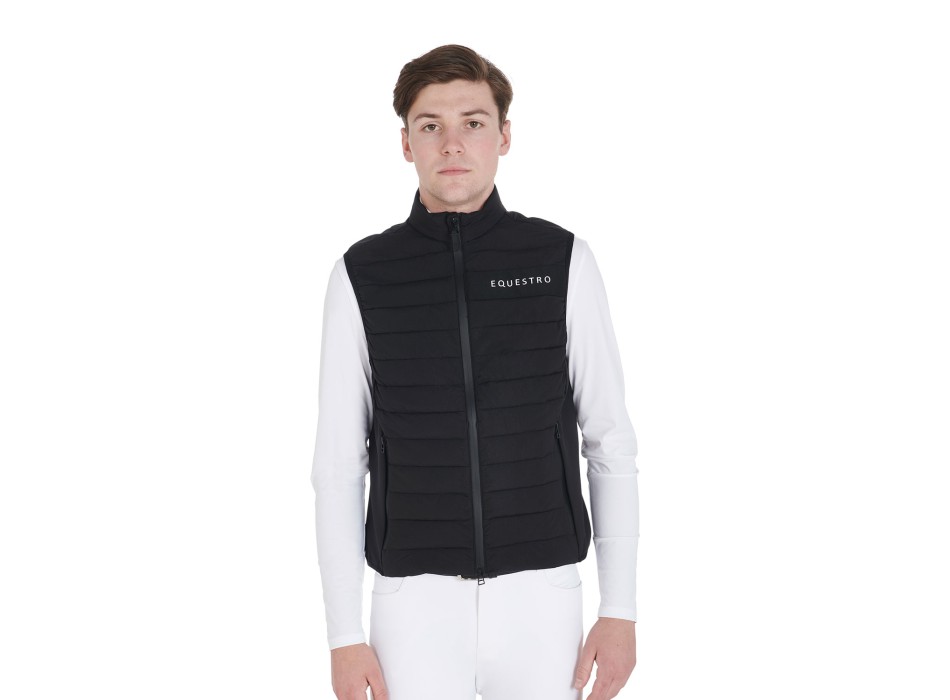 MEN'S SLEEVELESS IN WINDPROOF TECHNICAL FABRIC