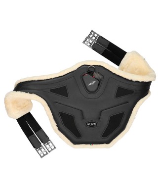 GIRTH WITH STUDS IN TECHNO-FUR