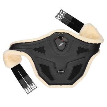 GIRTH WITH STUDS IN TECHNO-FUR