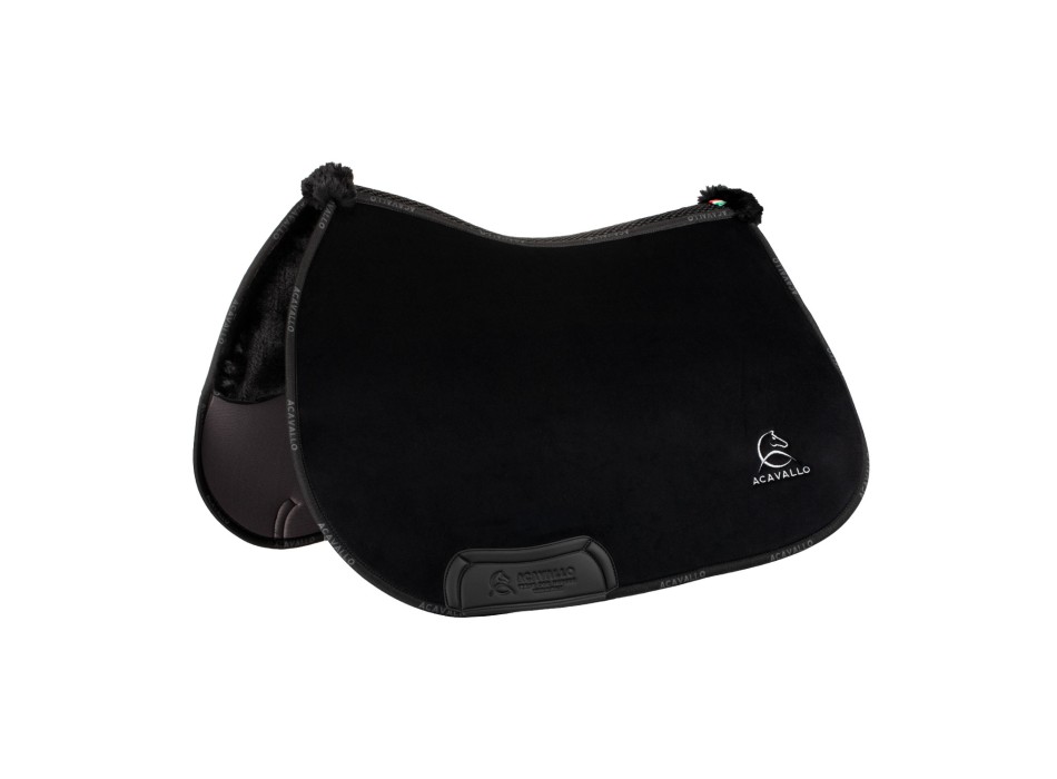 JS CW-3DS LOUVRE SADDLE PAD SHAPED INTERNAL SYNTHETIC SHEEPSKIN