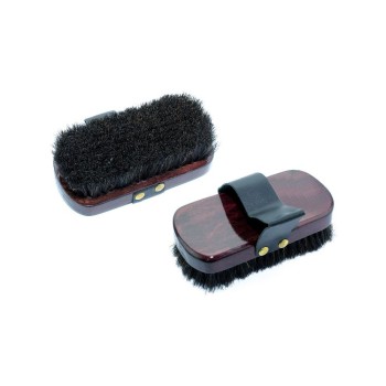 RECTANGULAR PONY BRUSH WITH NATURAL BRISTLES