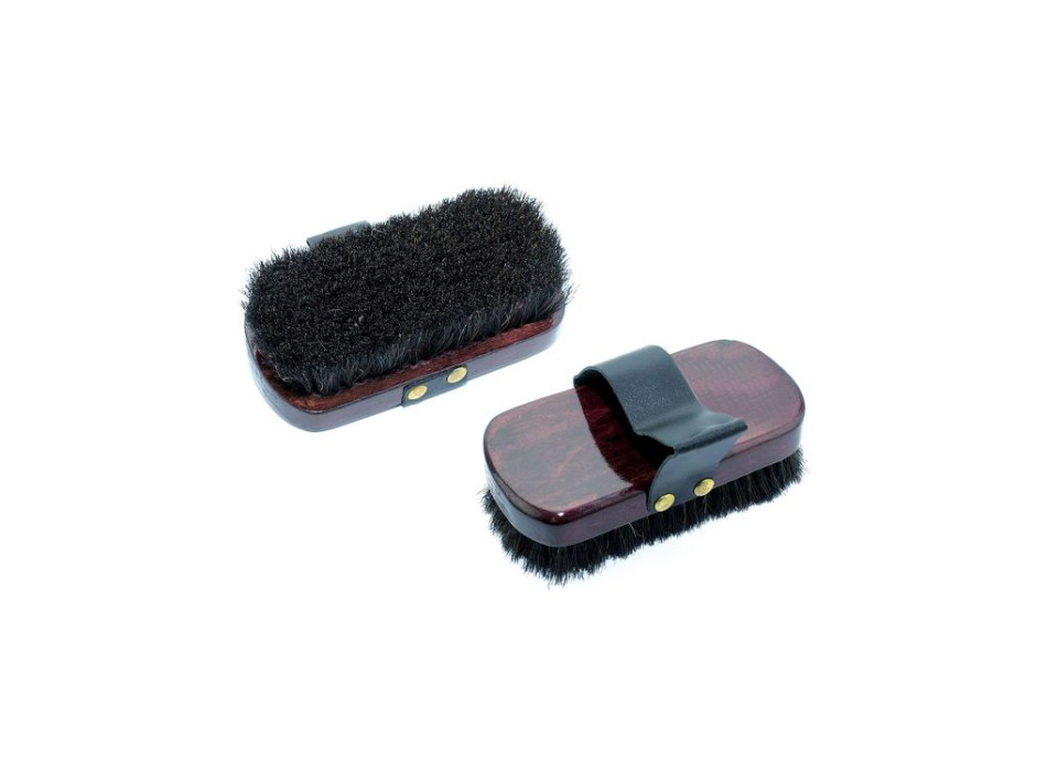 RECTANGULAR PONY BRUSH WITH NATURAL BRISTLES