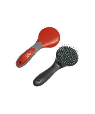 ROUND TAIL AND MANE BRUSH WITH HANDLE