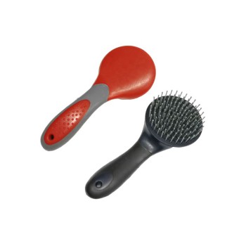 ROUND TAIL AND MANE BRUSH WITH HANDLE